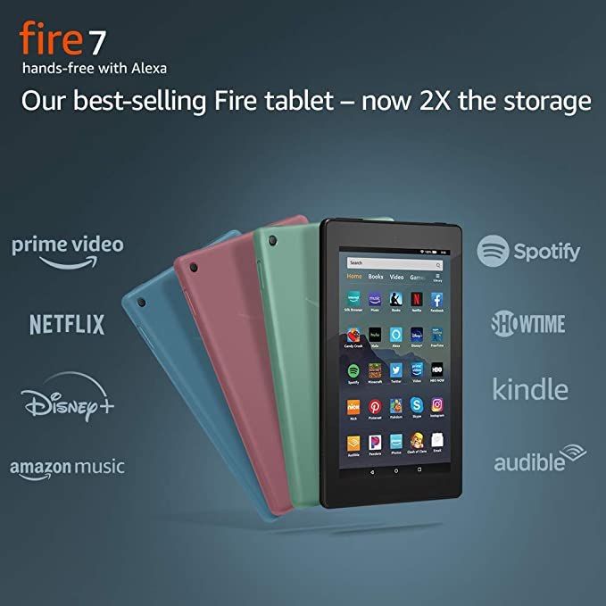 Amazon Fire 7-Inch 16GB Tablet 9th Generation For $39.99 (Was $50