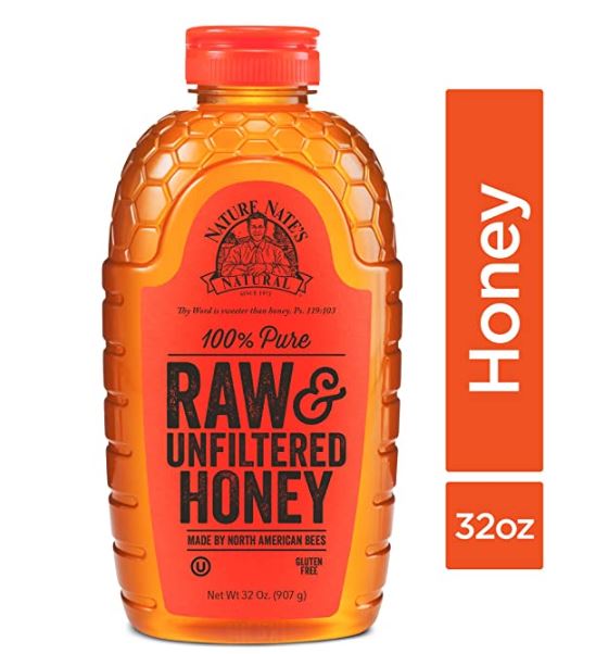 Nature Nate’s 100% Pure Raw & Unfiltered Honey